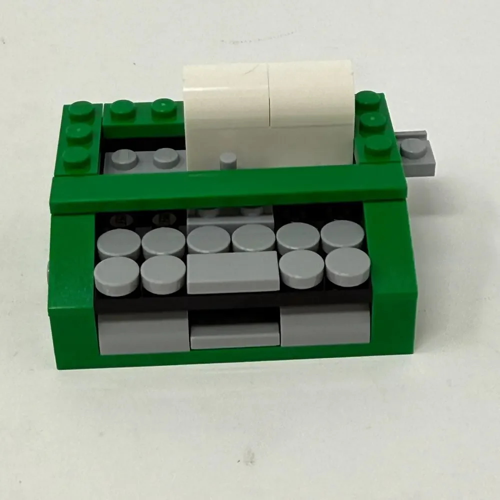 LEGO Mini Typewriter Green MOC Custom Build 2.5 x 2in Desk Display Collectible